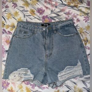 missguided jean shorts